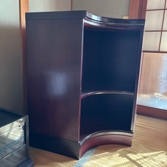 収納棚　コーナーラック　和風   レトロの画像