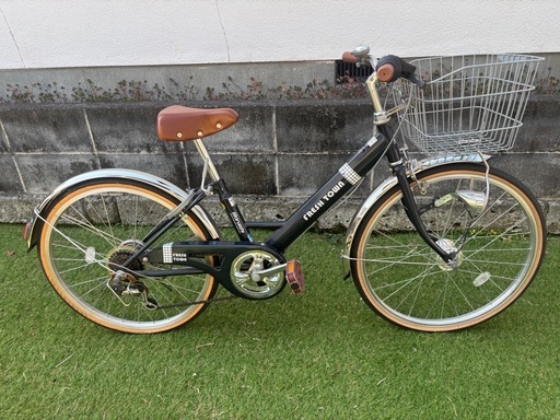 美品★22インチ★ギア付き自転車 アサヒサイクル購入