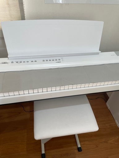 ヤマハ電子ピアノPシリーズ88鍵盤P-125WHホワイト