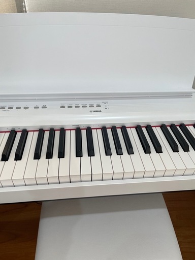 ヤマハ電子ピアノPシリーズ88鍵盤P-125WHホワイト