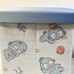 【新品】ハンギョドン サンリオ はぴだんぶい　収納ボックス チェア おもちゃ箱の画像