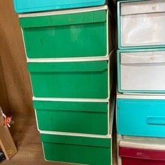 無料　2/26まで　押入れ収納　収納ボックス　カラーボックス　12個セットの画像