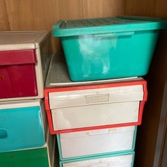 無料　2/26まで　押入れ収納　収納ボックス　カラーボックス　12個セットの画像