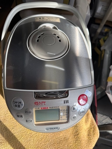 新品未使用❣️2007年製タイガー魔法瓶のIH炊飯器5.5合炊き「炊きたて」JKC-S100(0211c)