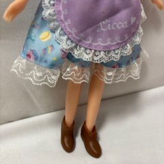 リカちゃん ゆめdecoぽんぽんホイップ　人形 本体 エプロン付きの画像