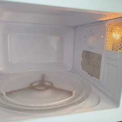 【お譲り先決定】［ORIGINAL BASIC］電子レンジ OB-R17TA-W [17L /50/60Hz]の画像