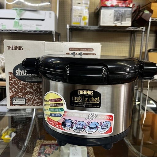万代店 未使用 THERMOS サーモス シャトルシェフ 真空保温調理鍋 KPJ 