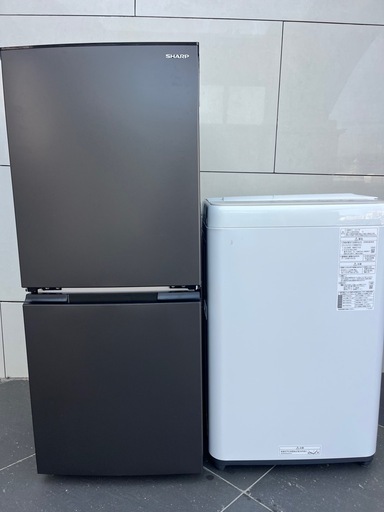 福岡市配送設置無料　大きめ152L 冷蔵庫、洗濯機セット