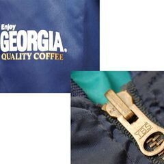 保管品 Enjoy GEORGIA ZOTTO ジャンパー リバーシブル ネイビー×グリーン ブルゾン ジョージア ゾット 上着 ジャケット 札幌市 清田区 平岡の画像