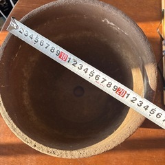 素焼き　植木鉢　の画像