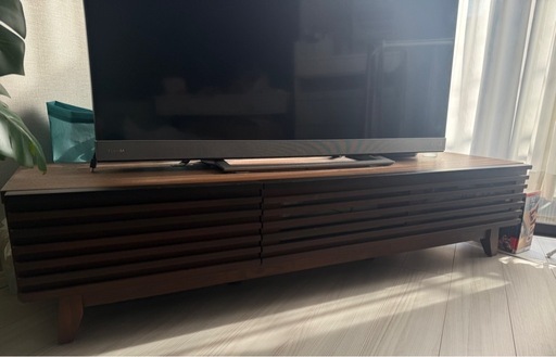 テレビボード150cm幅 (のむのむ) 平和島の収納家具《テレビ台》の中古