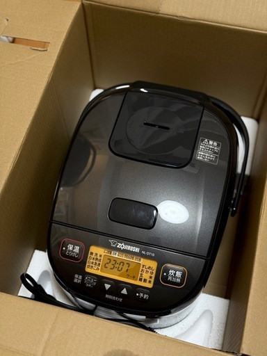 【美品・箱あり】象印 炊飯器 5.5合 ブラック NL-DT10-BA 1年未満使用