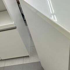 ★リユースのサカイ千葉中央店★  レンジ台 ホワイト H101×D51×W88 クリーニング済み TC6695の画像