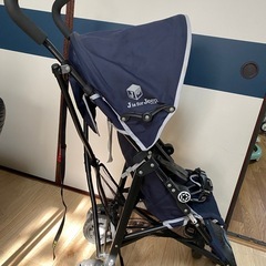Jeep ネイビー ベビーカー 折りたたみ式の画像