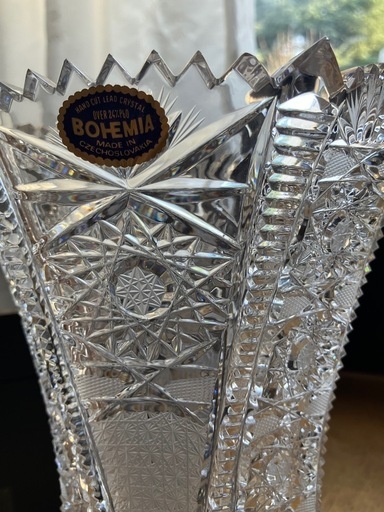 BOHEMIA クリスタル花瓶 元箱付き 約27cm (anubis80) 代官山のその他の