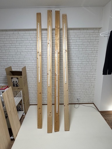 セール中【DIY収納棚一式】2×4材・ラブリコ・棚受け・シェルフレール大量セット（価格交渉OK！）