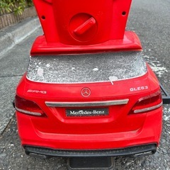 押し手付き　子供用カート　車の画像