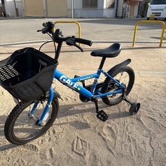 子供自転車前タイヤ交換必要。の画像