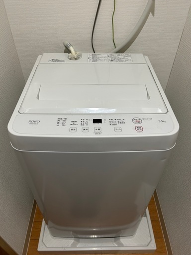 ヤマダセレクト全自動洗濯機 5.5kg YWM-T55LW 2024年製