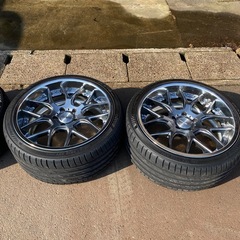19インチ　アルミホイールタイヤ付きの画像