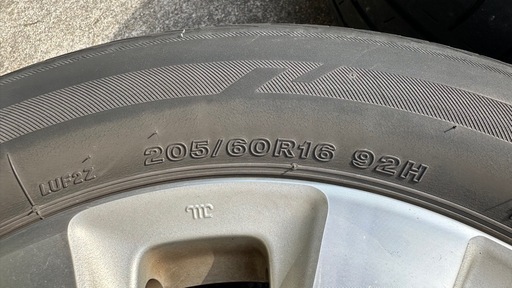 ホンダ純正アルミホイール　205/60/R16