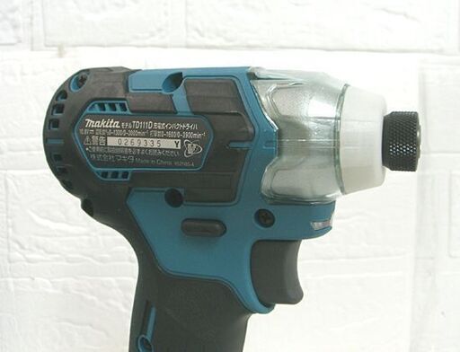 未使用 マキタ 10.8V 充電式インパクトドライバ TD111DSHX バッテリ1個欠品 1.5Ah 電動工具 makita 札幌市