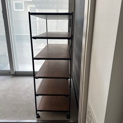 靴箱　木製シューズラック　の画像