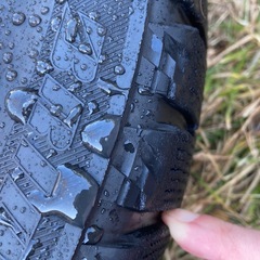 【八王子市引取り限定】【3本】17インチ アルミホイール＆タイヤ3本セット 215/50R17 エルグランド等（PCD114.3/5H）の画像