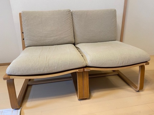 無印良品】リビングでもダイニングでもつかえるソファチェア (Honcho62