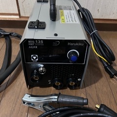 Harukiku MIG135ノンガス半自動溶接機 100V 200V兼用 ノンガスMIG/アーク溶接機/LIFT TIG対応の画像