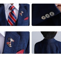 卒園式　入学式　フォーマルスーツセット110の画像