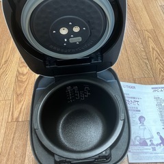 タイガー　圧力IH炊飯ジャー　炊きたての画像