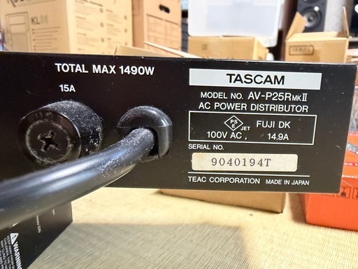 TASCAM AV-P25R MK2 (なりひさ) 田代のオーディオ《その他》の中古