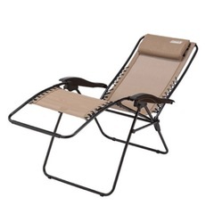 【2脚】コールマン（Coleman） インフィニティチェア ベージュ 椅子 イス リクライニング 折りたたみ キャンプの画像