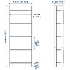 IKEA(イケア) LAIVA 20178592 書棚, ブラックブラウンの画像
