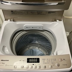 洗濯機（7.5kg）の画像