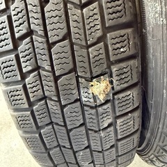 155/65R14スタッドレスタイヤ付アルミ ホイール 2本の画像