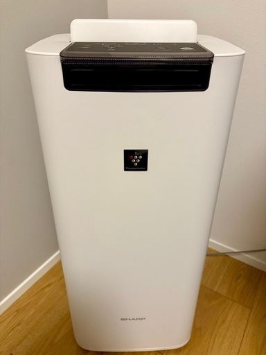 値下げ✳️使用3日間のみ✳️2026年2月購入。SHARP シャープ　加湿空気清浄機　KI-RS40-W プラズマクラスター25000