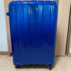 サンコー キャリーケース 青 鍵付きの画像