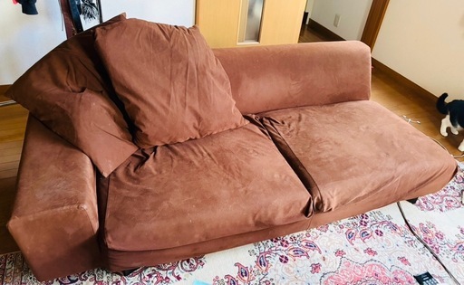 ソファー、冷蔵庫、洗濯機、テレビ、テレビラック6点セット (たぬ