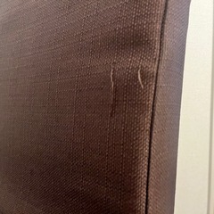 【お引き渡し決定】【ダイニングテーブル120×80＋椅子2脚】 ダークブラウン／使用感ありの画像