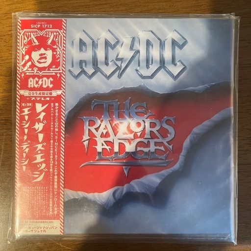 AC/DCレーザーズエッジ 紙ジャケ 初回限定版 (よし) 浦安のCD《ロック