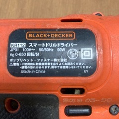 BLACK+DECKER製
スマートドリルドライバーの画像