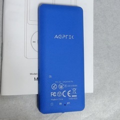 AGPTEK mp3プレイヤー　16GB 青　の画像