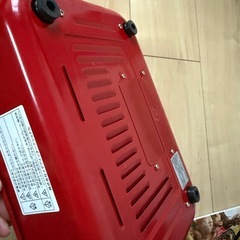 BRUNO ホットプレート 赤　鍋付きの画像