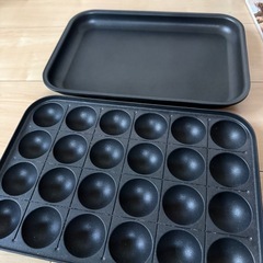 BRUNO ホットプレート 赤　鍋付きの画像