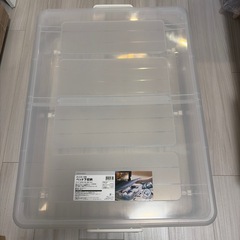 ニトリ　キャスター付きベッド下収納の画像