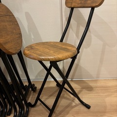 折り畳み椅子 6脚お譲りしますの画像
