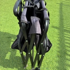 A-ORAN キャリーワゴン アウトドアワゴン 　折りたたみ式　ブラックの画像