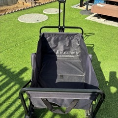 A-ORAN キャリーワゴン アウトドアワゴン 　折りたたみ式　ブラックの画像